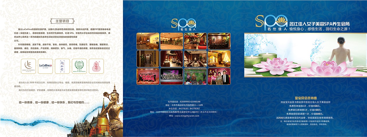 名仕佳人折页+海报