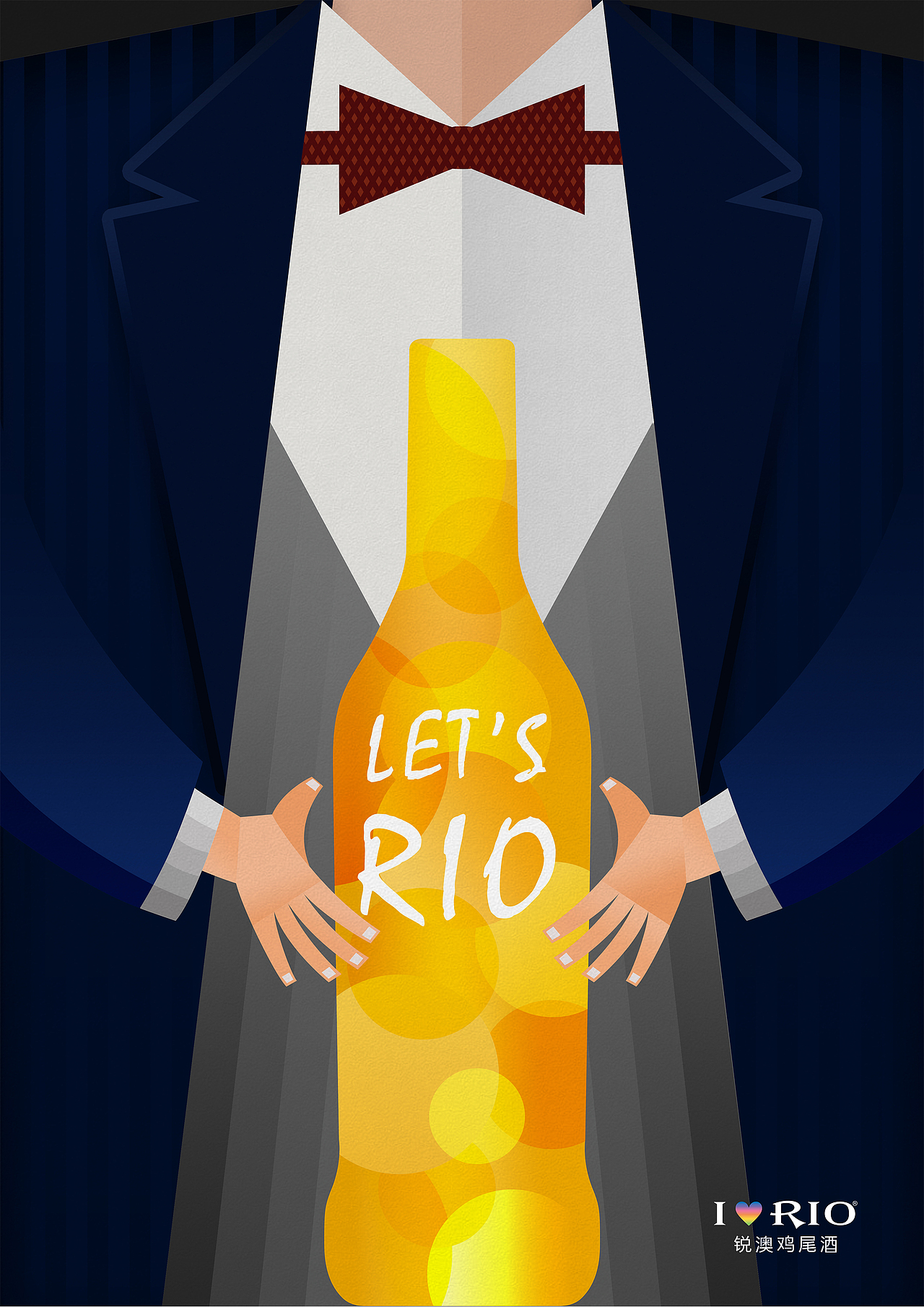 锐澳鸡尾酒系列海报创作|平面|海报|jaelynlee - 原创作品 - 站酷