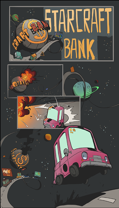 Galaxy Robber（图ZODQzNTk4MzI=） - 单幅漫画 - 站酷设计师吕月开原创素材 - 站酷ZCOOL