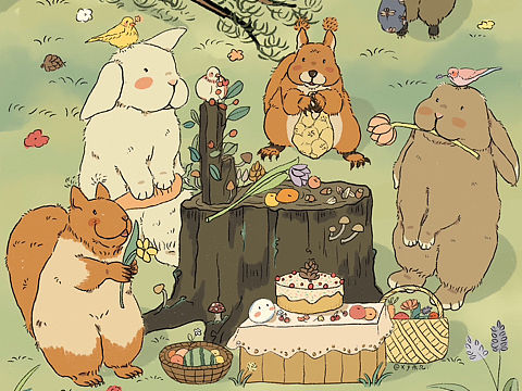 春日童话，迎春来，踏春去~