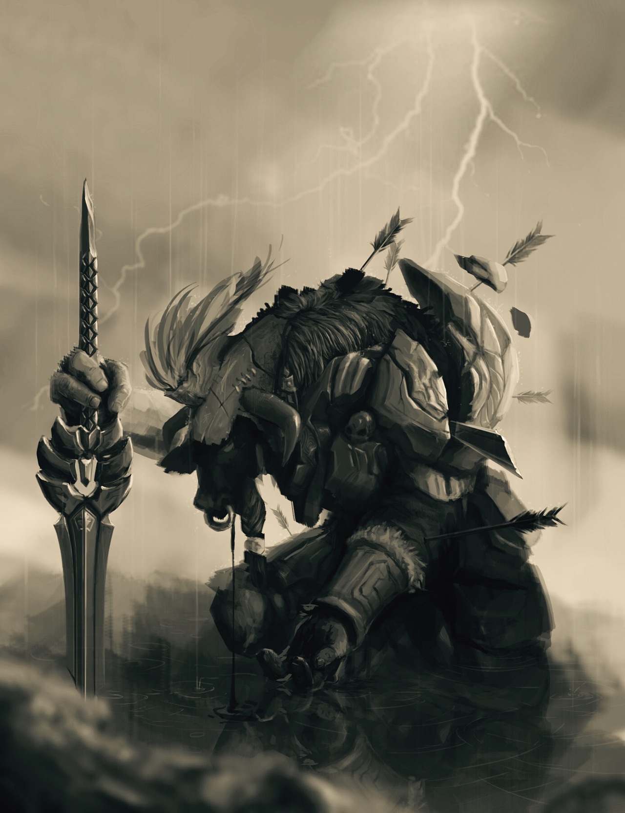 骑士尊严|插画|游戏原画|luciferandlove - 原创作品 - 站酷 (zcool)