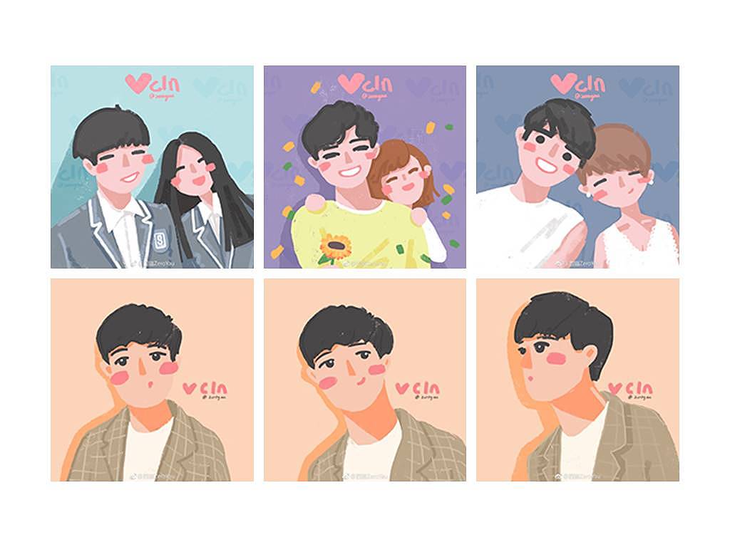 【给我的爱豆画画】-这两年笔下的他也在成长（图ZMTk0MTIwOTA0） - 创作习作 - 站酷设计师西猫zero原创素材 - 站酷ZCOOL