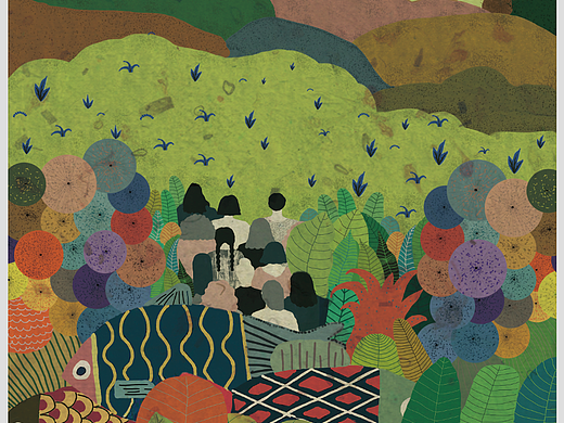 下乡展览海报  韵律