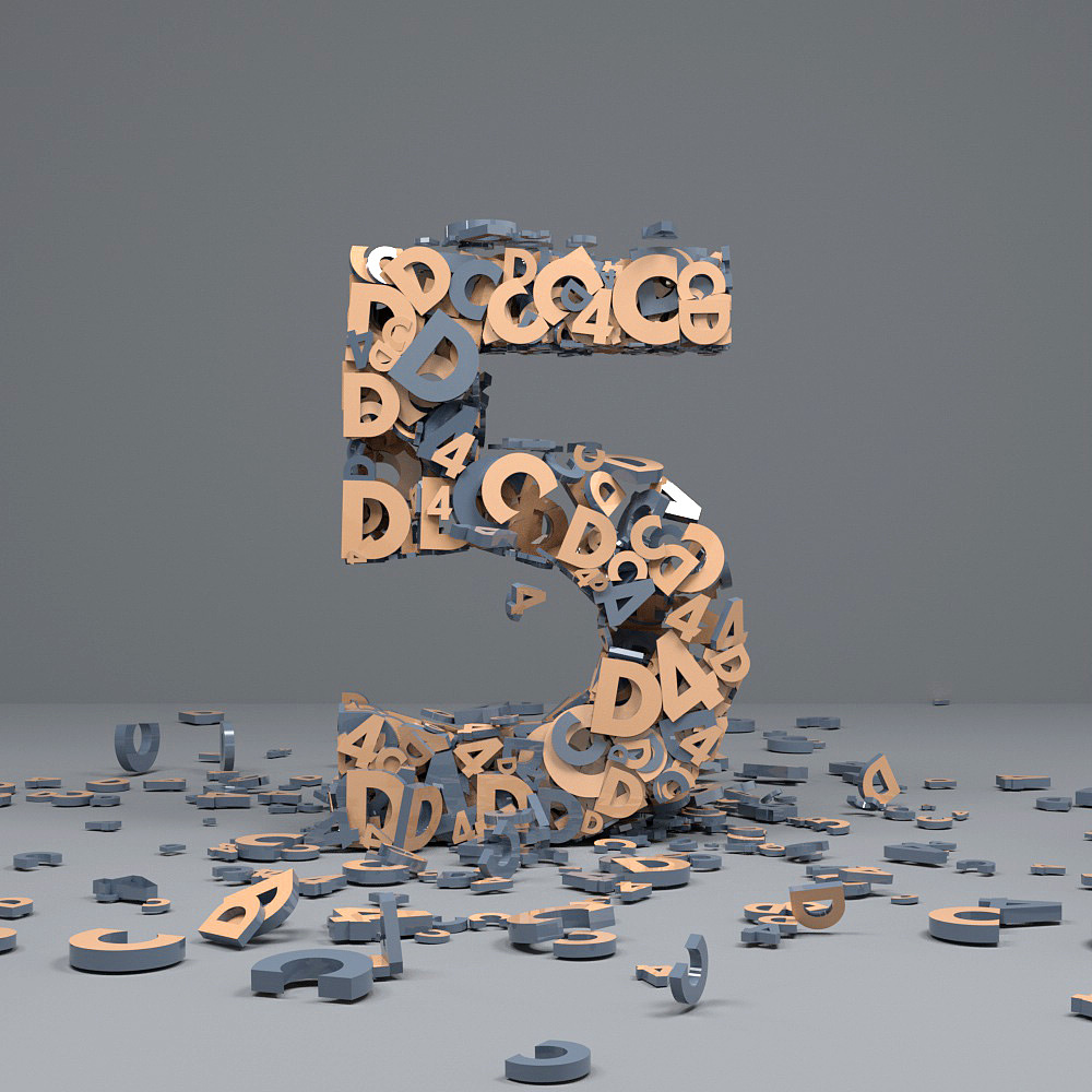 《C4D数字字体设计》