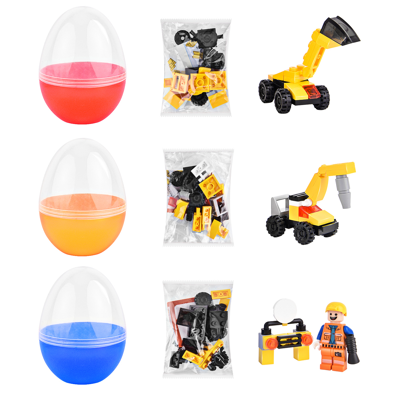 儿童玩具-黄色工程车精修排版设计