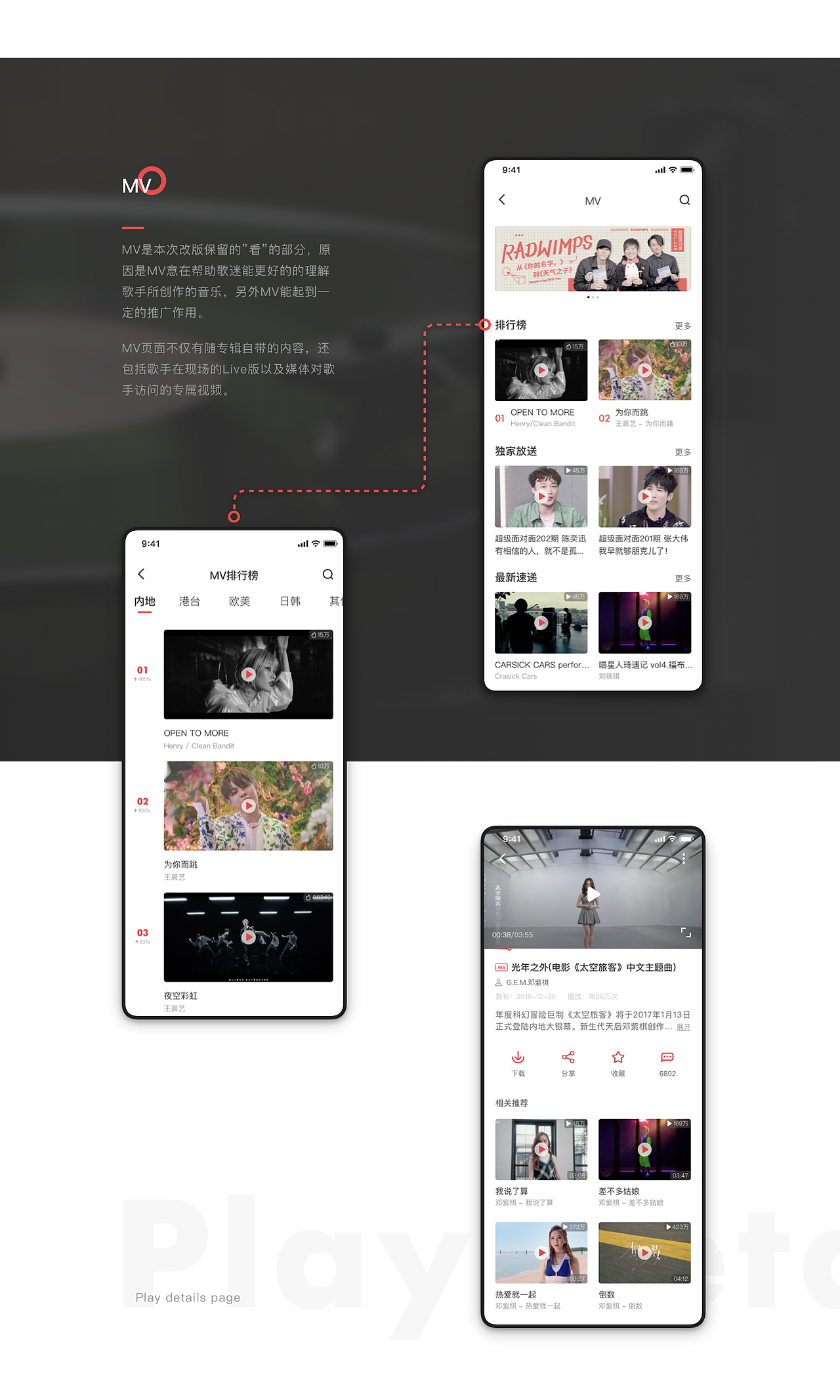 APP Redesign 网易云音乐（图ZMTkzNzM1Mjg4） - APP界面 - 站酷设计师小伙子QAQ原创素材 - 站酷ZCOOL