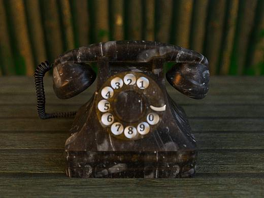 阿诺德渲染旧的老电话