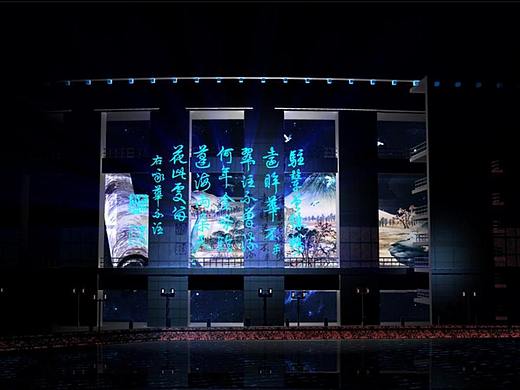 建筑投影秀mapping灯光秀夜景照明
