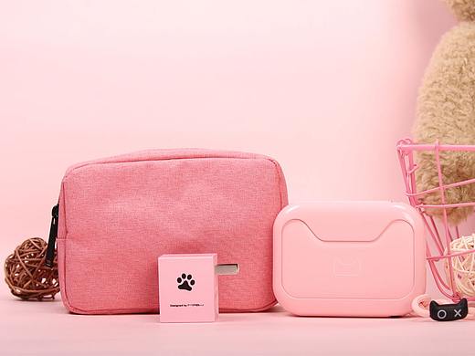 MIPOW麦泡樱花粉无线充电宝+充电头套装