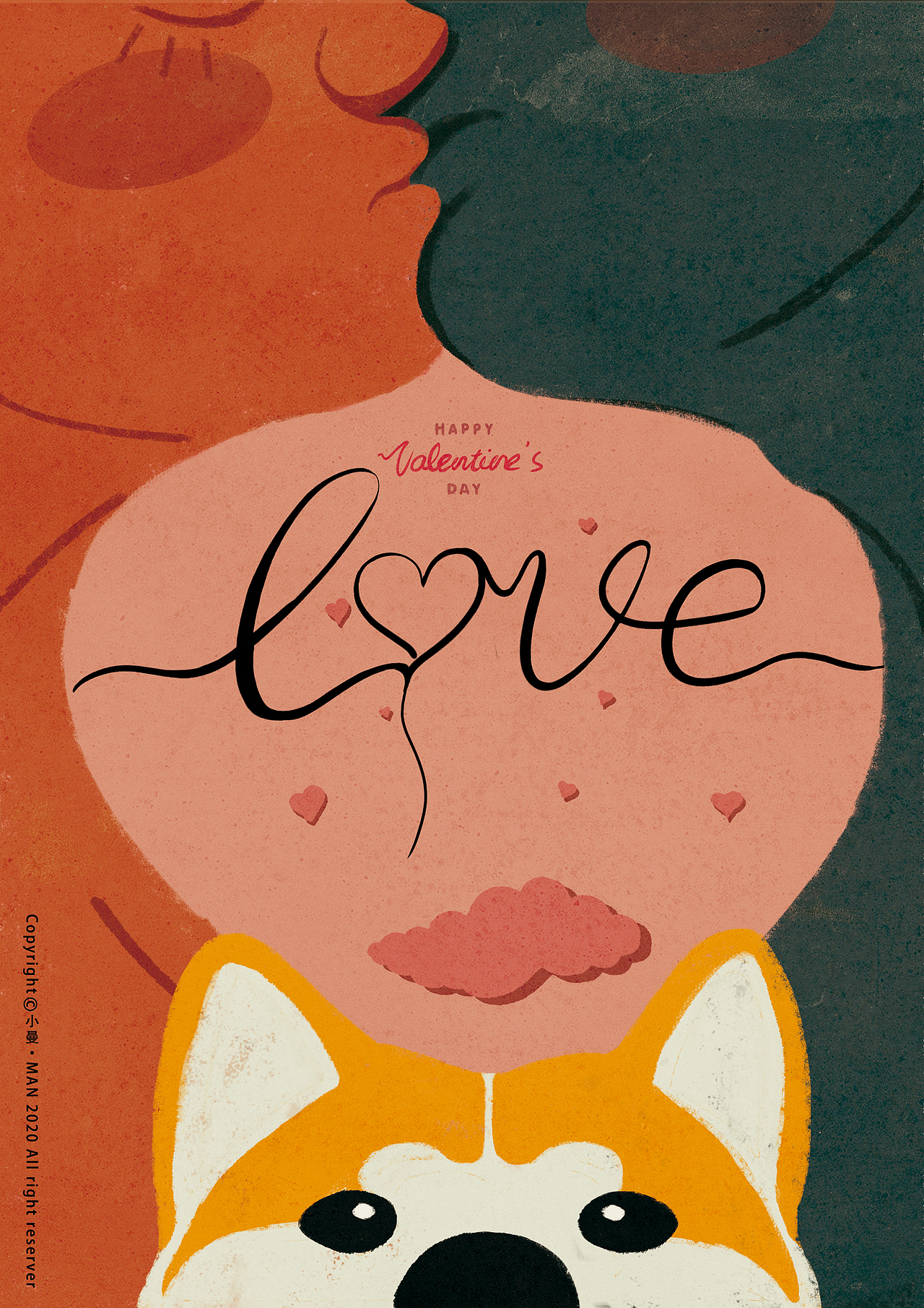 情人节（图ZMTk1NjAyMDUy） - 艺术插画 - 站酷设计师邵小曼原创素材 - 站酷ZCOOL