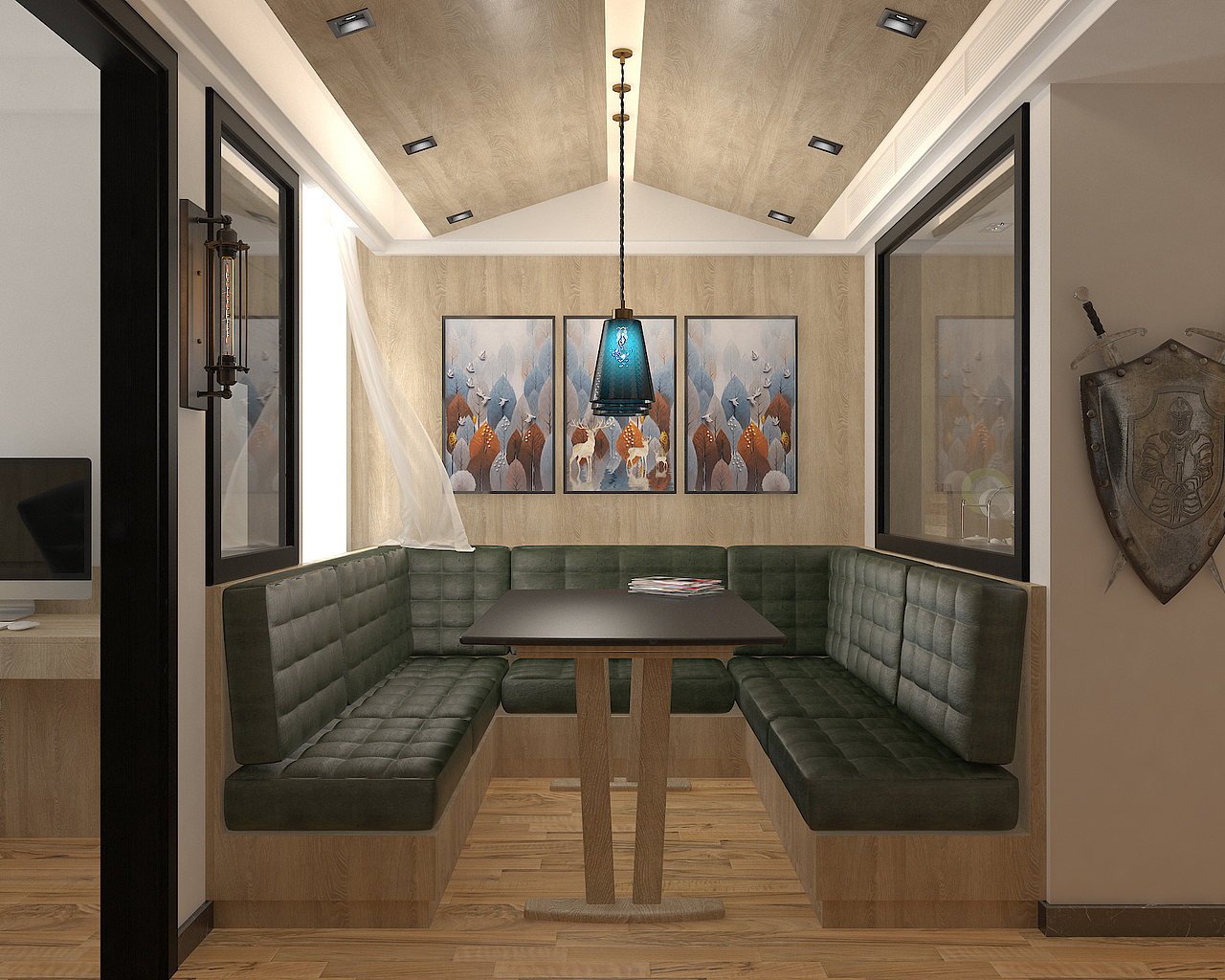 40平米小户型室内设计（图ZMjA0MDE3NjEy） - 家装设计 - 站酷设计师Arths原创素材 - 站酷ZCOOL