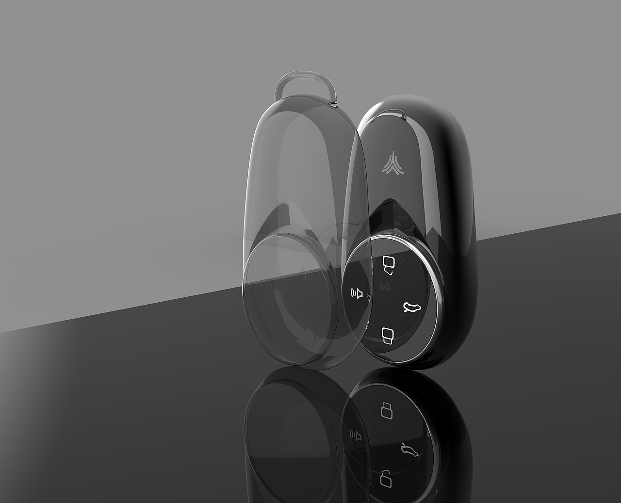 汽车钥匙保护壳挂扣建模与渲染分享（图ZMzc1MTQyNDI4） - 生活用品 - 站酷设计师理想国的拾荒人原创素材 - 站酷ZCOOL