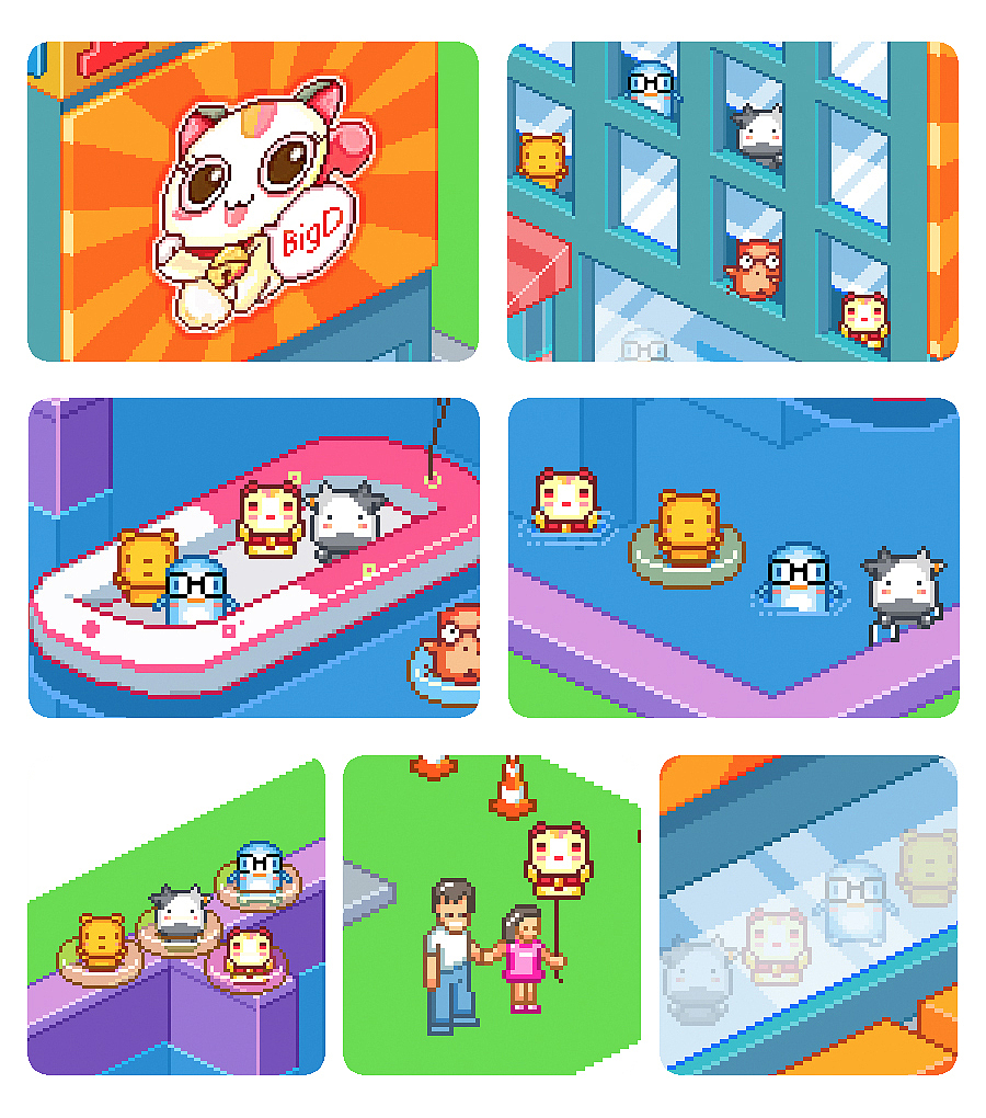 Bigd country for pixel（图ZNTMyODg3NjQ=） - 商业插画 - 站酷设计师张小碗儿原创素材 - 站酷ZCOOL