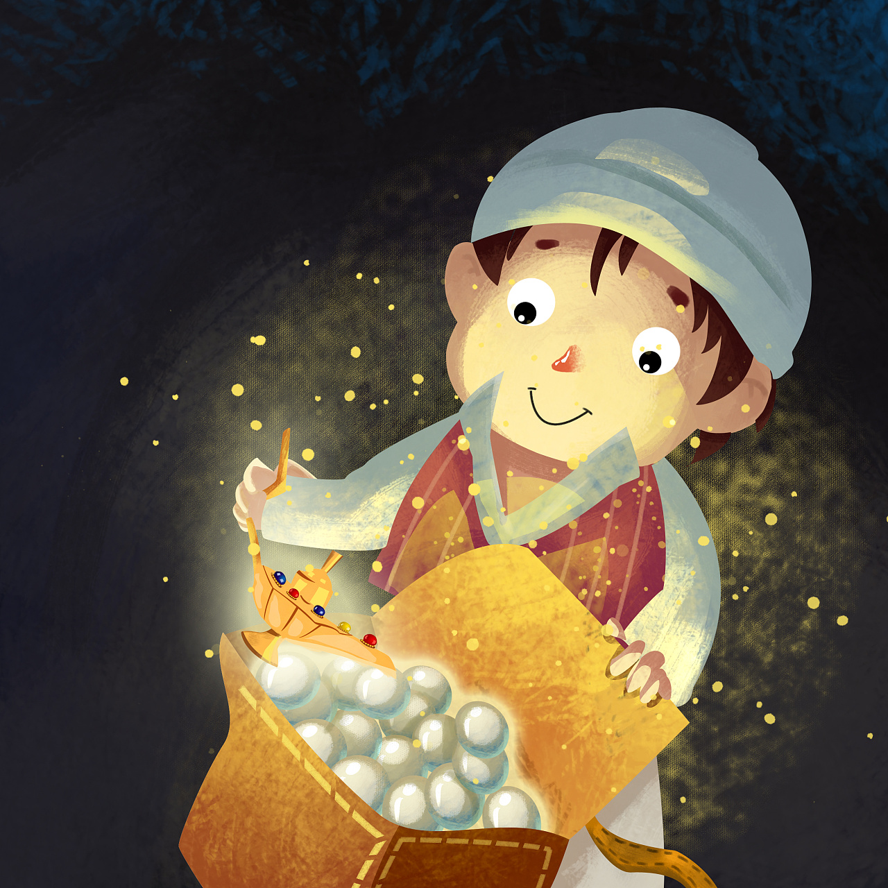 一千零一夜 阿拉丁神灯|插画|儿童插画|艺帆文化 - 原创作品 - 站酷