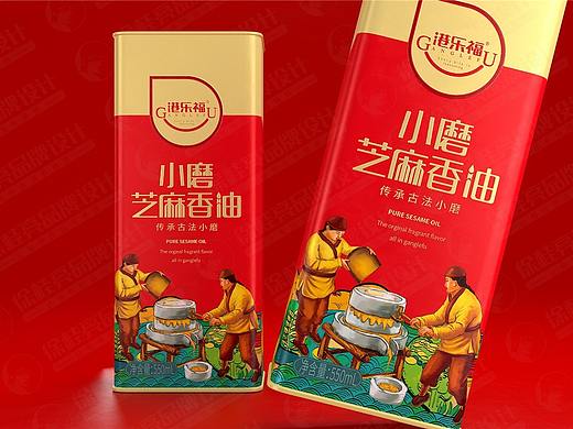 港乐福核桃油香油——徐桂亮品牌设计！