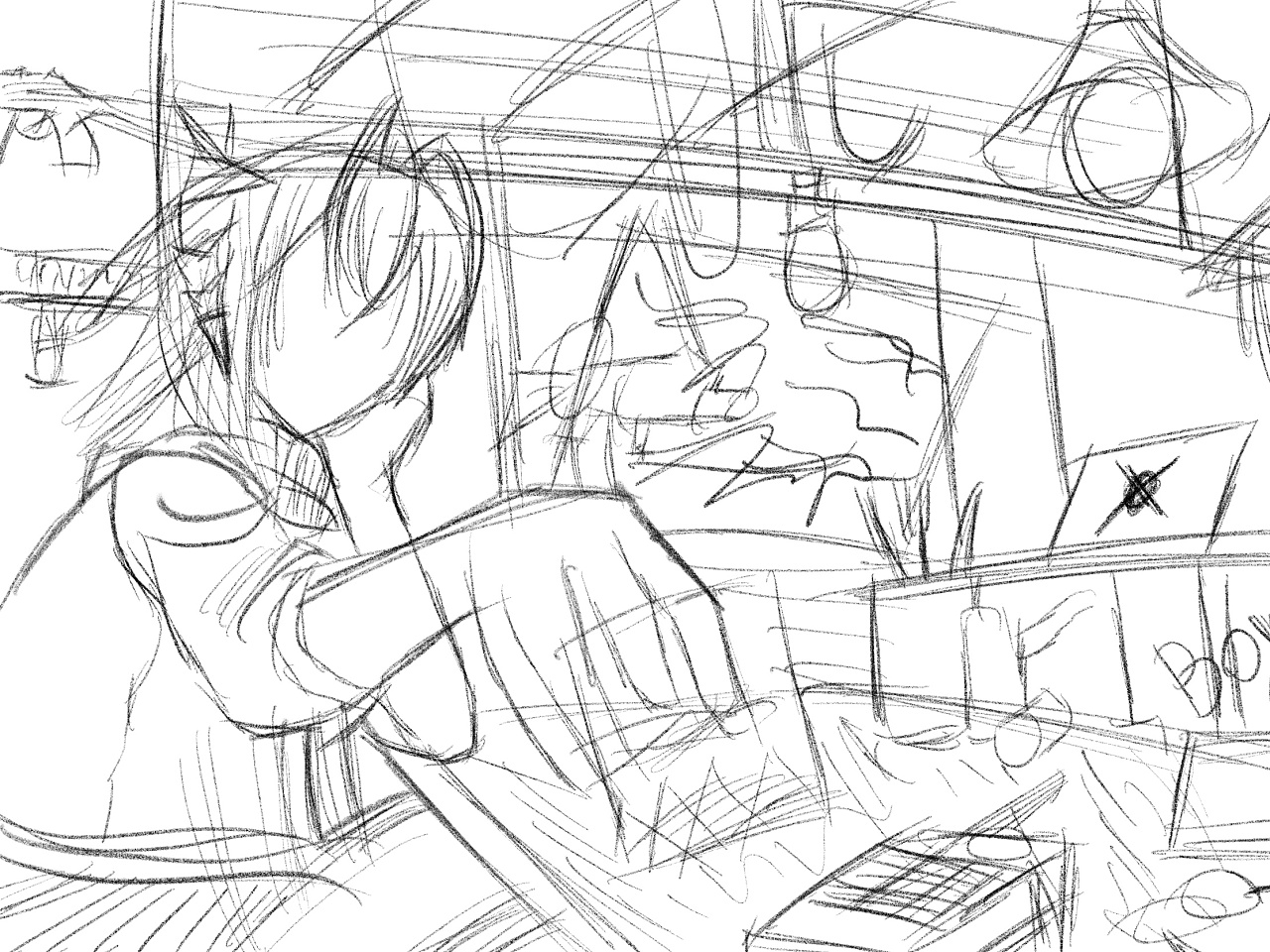 手绘练习明日方舟迷迭香