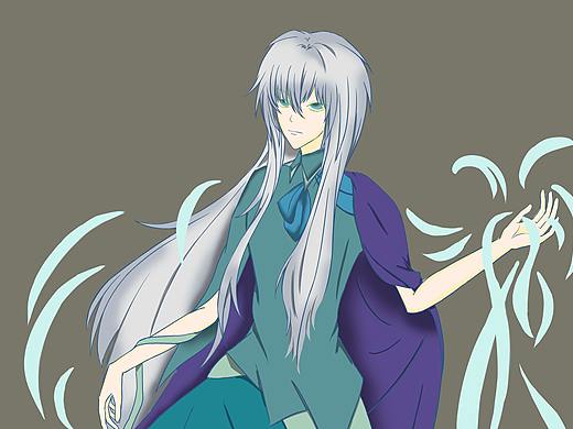 [练习-004]-白发少女（2图）