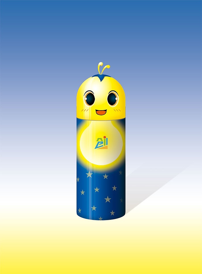 可爱卡通形象保温杯产品设计