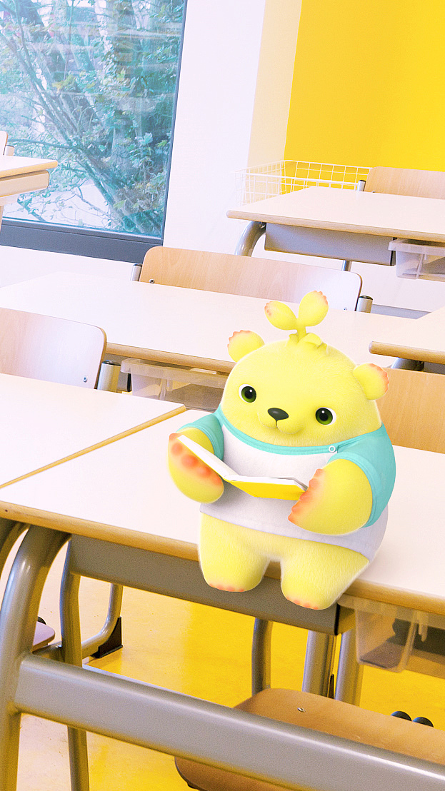 【高清壁纸】萌芽熊校园系列