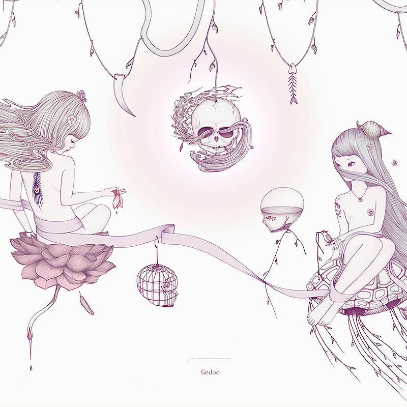 云水间（图ZNTA1OTQxMTY=） - 商业插画 - 站酷设计师Gedoo原创素材 - 站酷ZCOOL