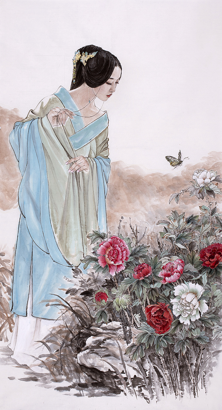 《蝶恋花》_龙翔插画-站酷zcool