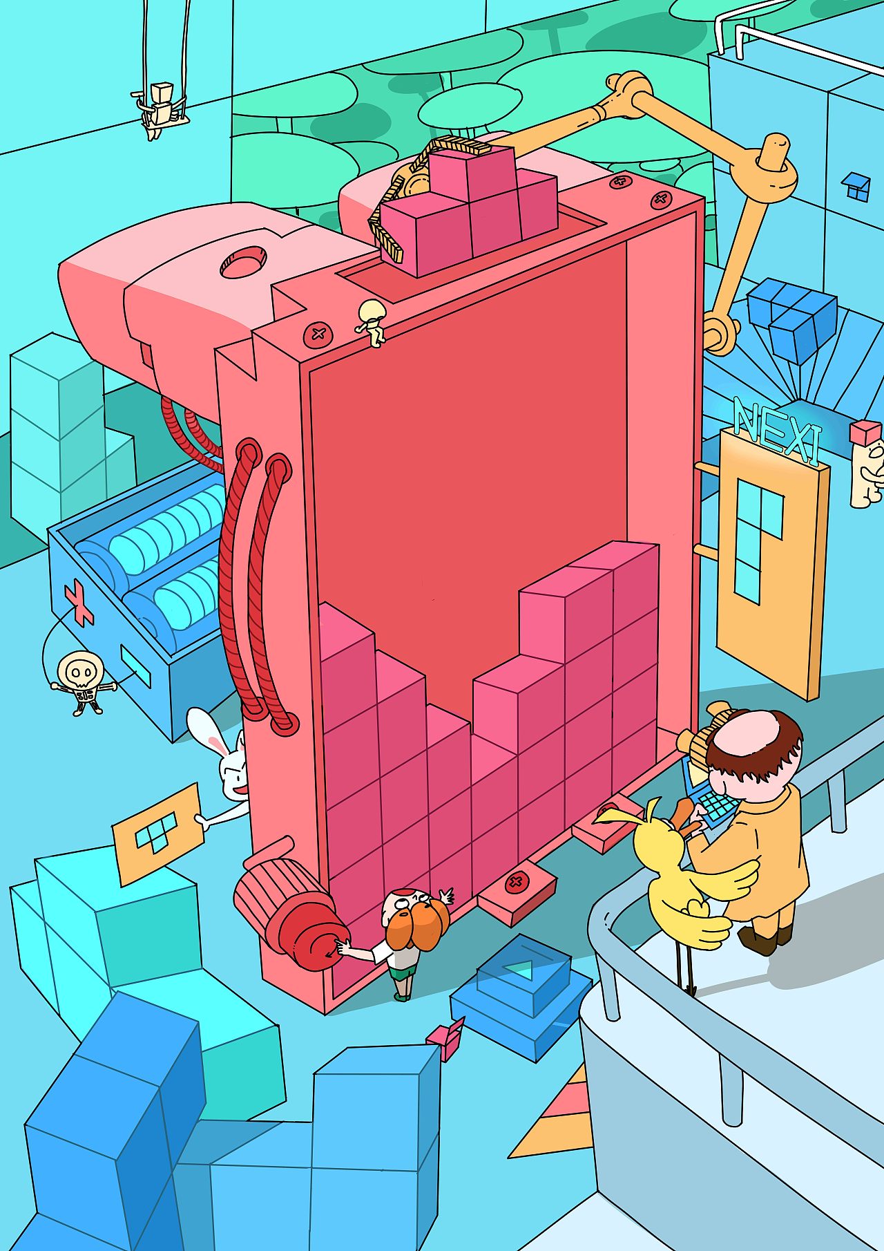 冒险系列（图ZMjY5NjYxNzQw） - 创作习作 - 站酷设计师罗卜哦原创素材 - 站酷ZCOOL