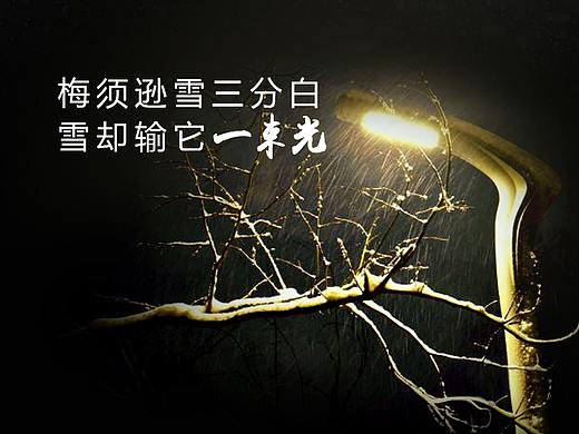 简单节气海报