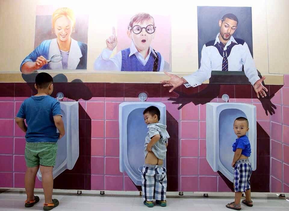 圣诞节3d立体画 创意设计3d画-冰雪奇幻3d画展