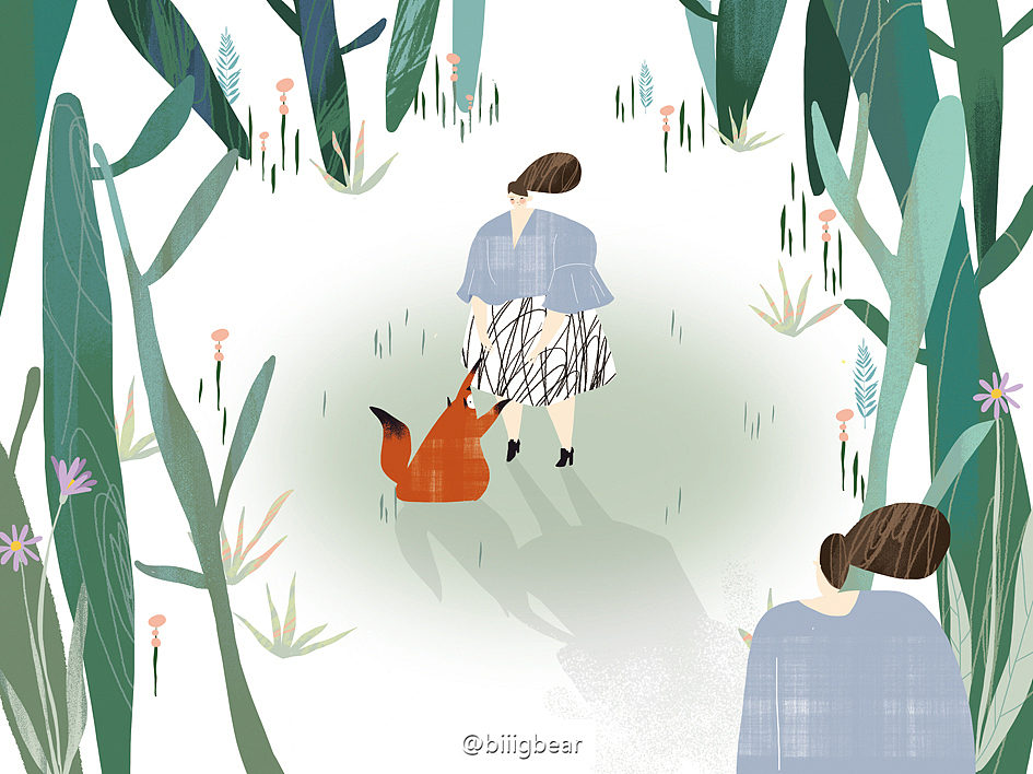 慢生活（图ZNDEwOTgwMzY=） - 商业插画 - 站酷设计师biiig_bear原创素材 - 站酷ZCOOL