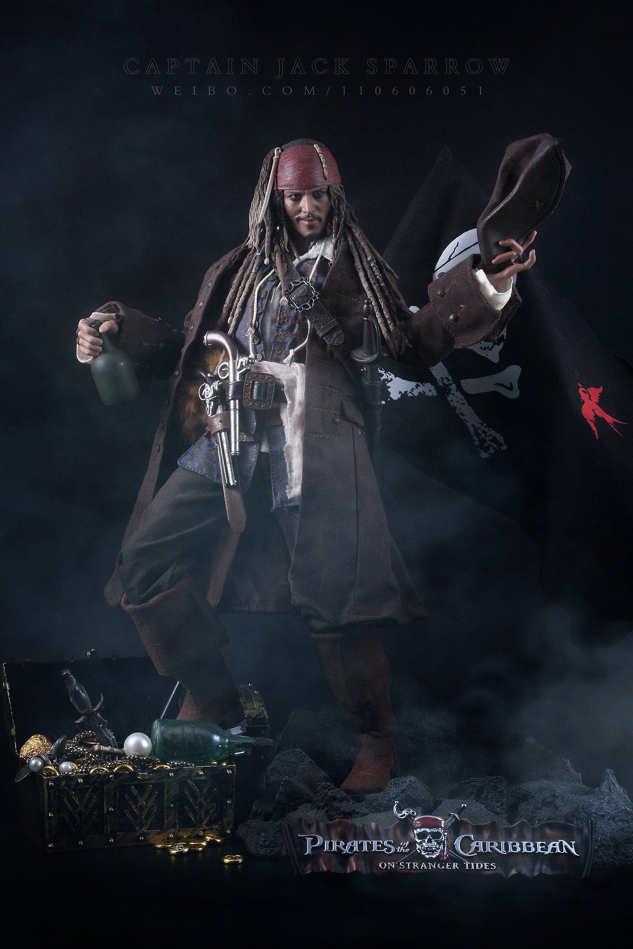 hottoys DX06 加勒比海盗 杰克斯派洛船长（图ZNTU5NDczOTY=） - 产品摄影 - 站酷设计师眉间白火TAN原创素材 - 站酷ZCOOL