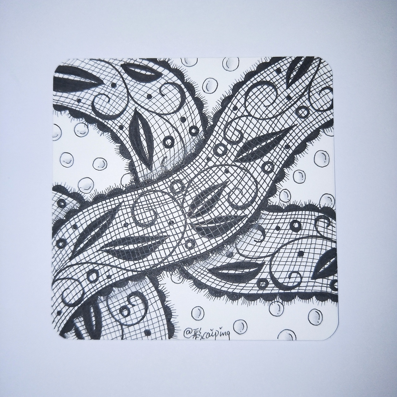 九宫格 禅绕小画