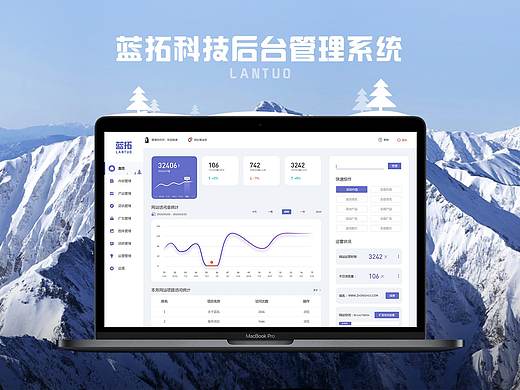 WEB丨蓝拓后台管理系统