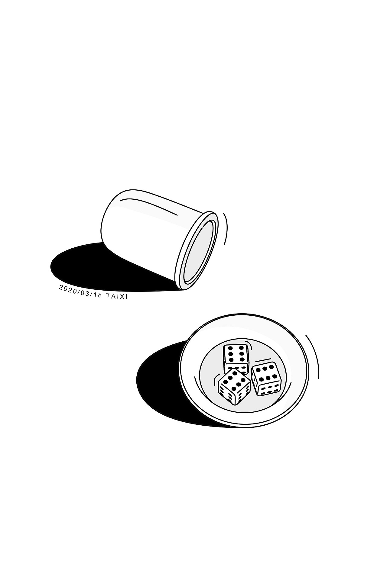 日常插画03~04（图ZMjA4ODU3NDY0） - 概念设定 - 站酷设计师太西原创素材 - 站酷ZCOOL