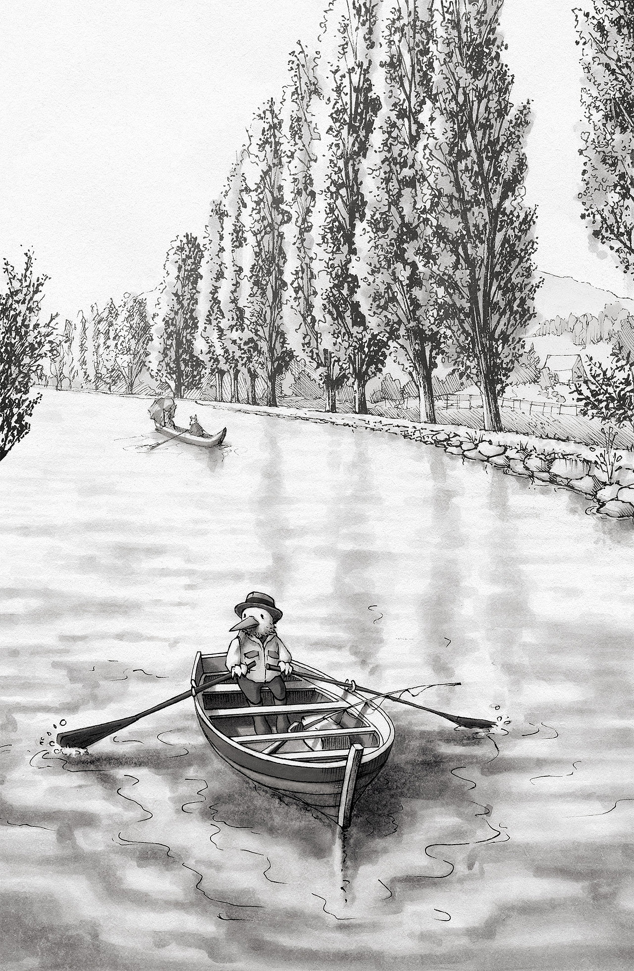 動(dòng)物旅行插畫(huà)（一）（圖ZMjkyNjQ2MDY4） - 兒童插畫(huà) - 站酷設(shè)計(jì)師彌青藤原創(chuàng)素材 - 站酷ZCOOL