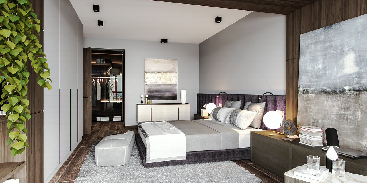 一套灰色系的设计业主很喜欢