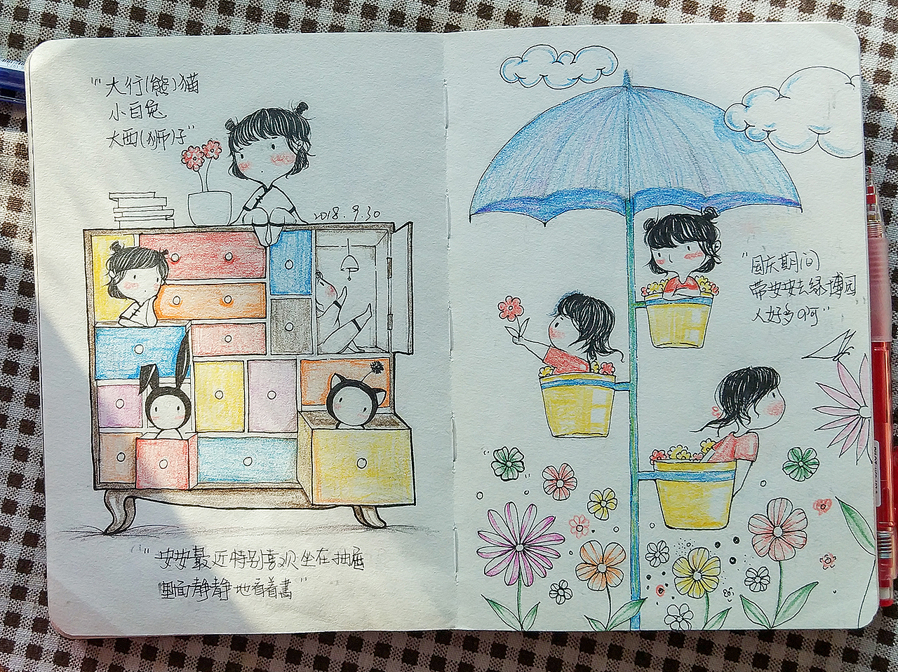 涂鸦小绘本——带娃日志