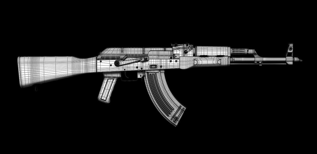 三维建模 —《ak47》的制作