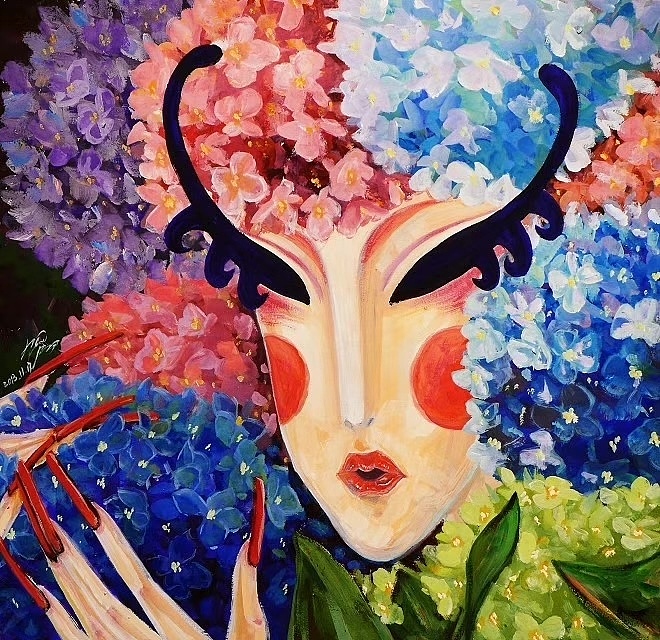 纸绘 水粉装饰画（图ZMjk1NDQxMTQ0） - 实验艺术 - 站酷设计师YYZMI原创素材 - 站酷ZCOOL