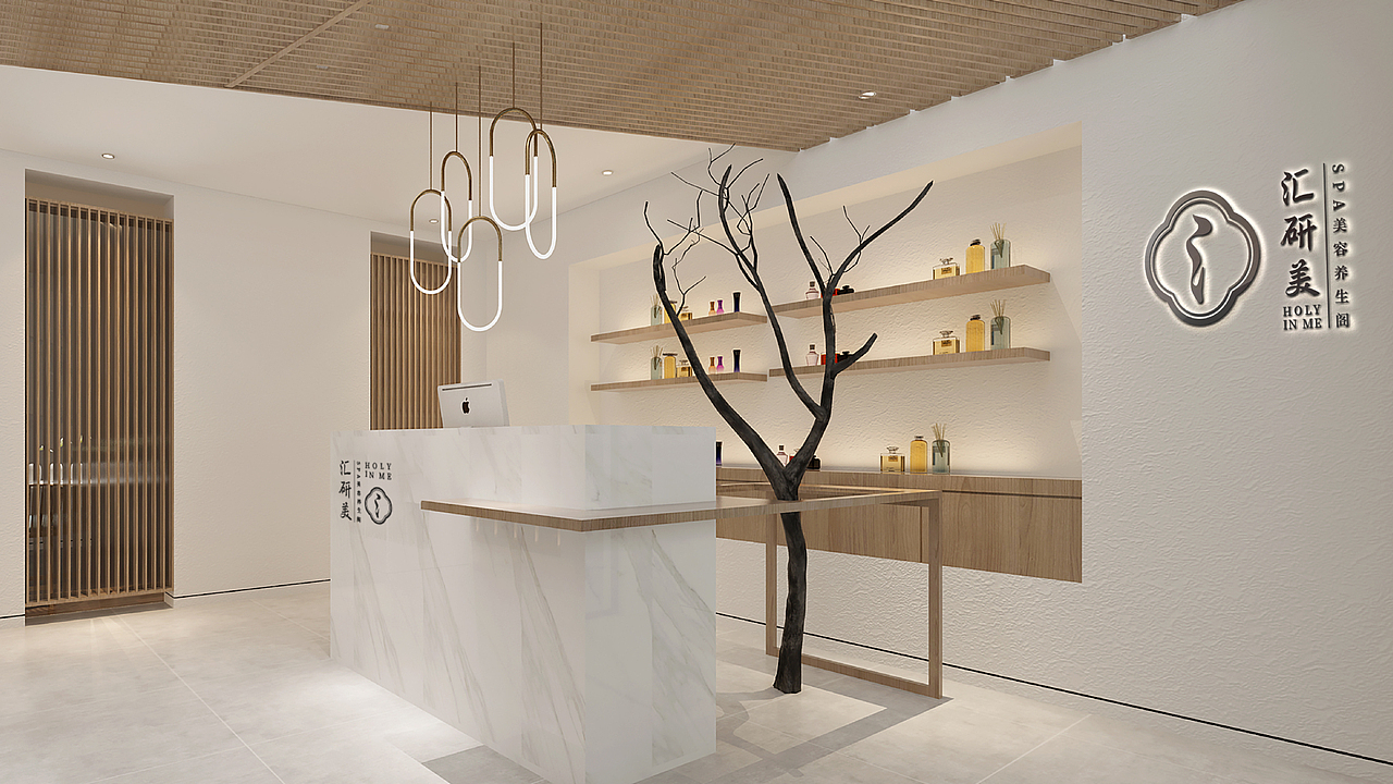 汇研美SPA美容养生【221品牌空间设计（西安）原创】（图ZMTI1NjAzMjUy） - 品牌 - 站酷设计师221品牌空间设计原创素材 - 站酷ZCOOL