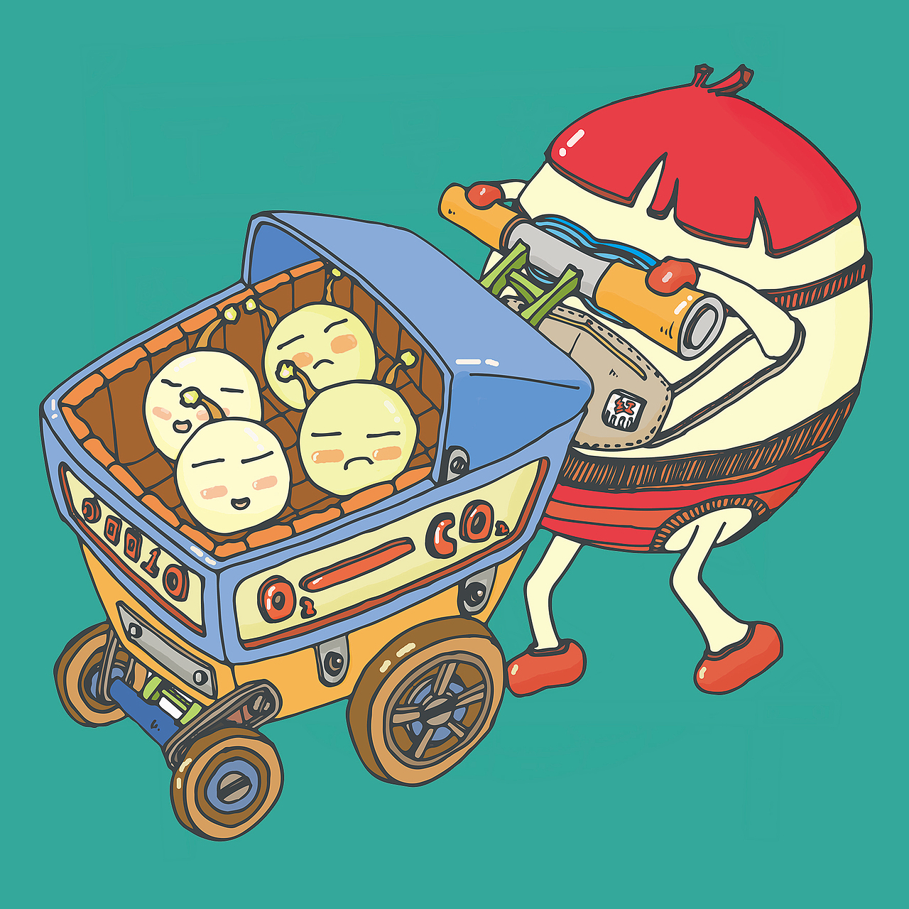 细胞知识启蒙（图ZMTc3Nzg3NDk2） - 儿童插画 - 站酷设计师思维的跃动原创素材 - 站酷ZCOOL