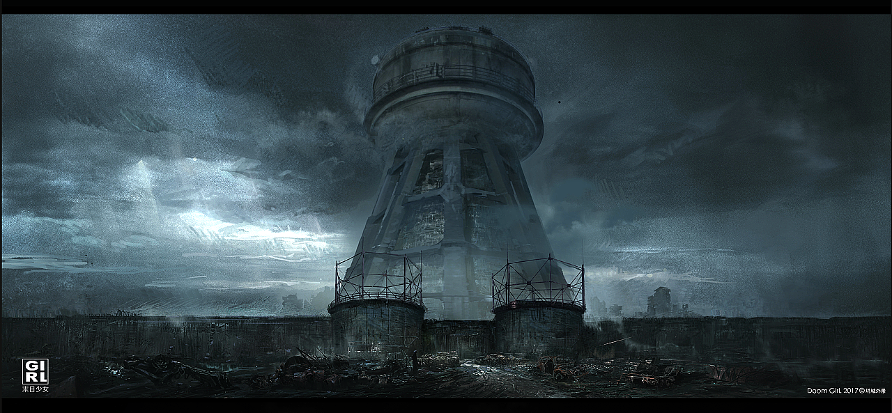 电影《佣兵之战》(末日少女)概念设计