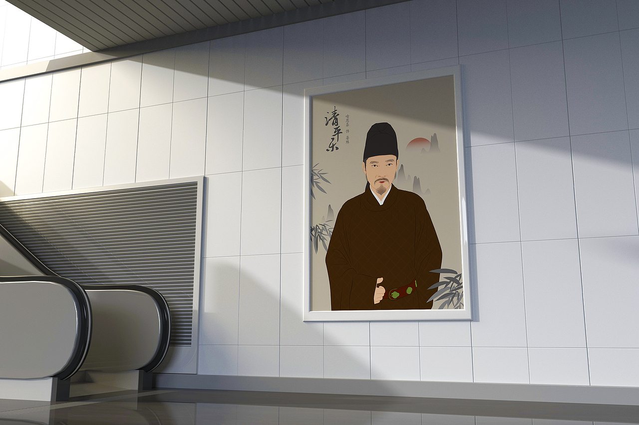 清平乐·人物插画·AI·鼠绘（图ZMjA1NTc5MTAw） - 创作习作 - 站酷设计师风萧萧萧萧原创素材 - 站酷ZCOOL