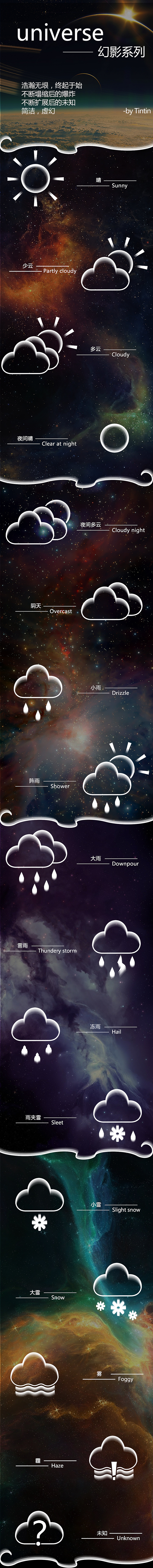 幻影系列 天气图标及界面（图ZMzI0NTc0NzY=） - APP界面 - 站酷设计师林牧原创素材 - 站酷ZCOOL