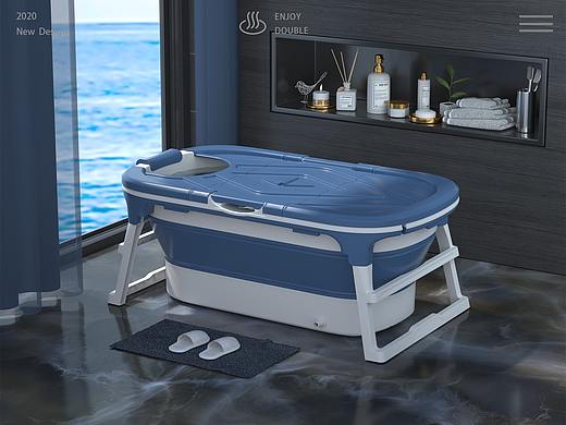 成人款浴桶C4D作品