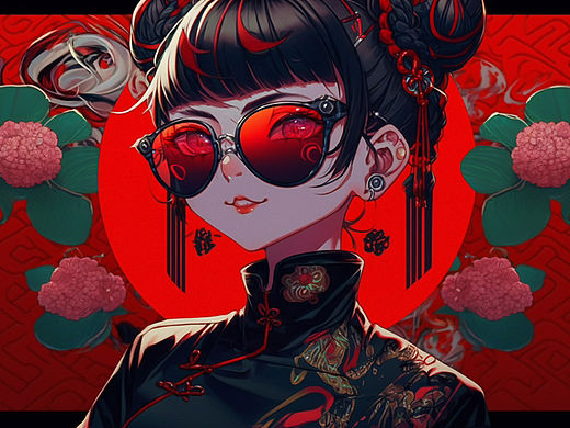 不一样的旗袍少女（三）