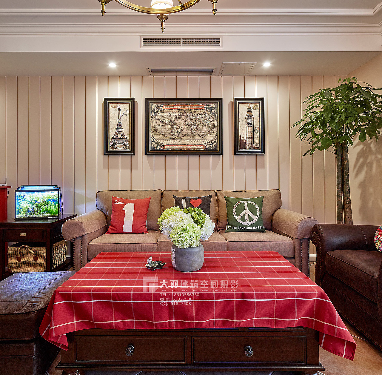 复古美式家居设计实景拍摄（图ZMjAwOTUzODA4） - 环境/建筑摄影 - 站酷设计师北京大羽空间摄影原创素材 - 站酷ZCOOL