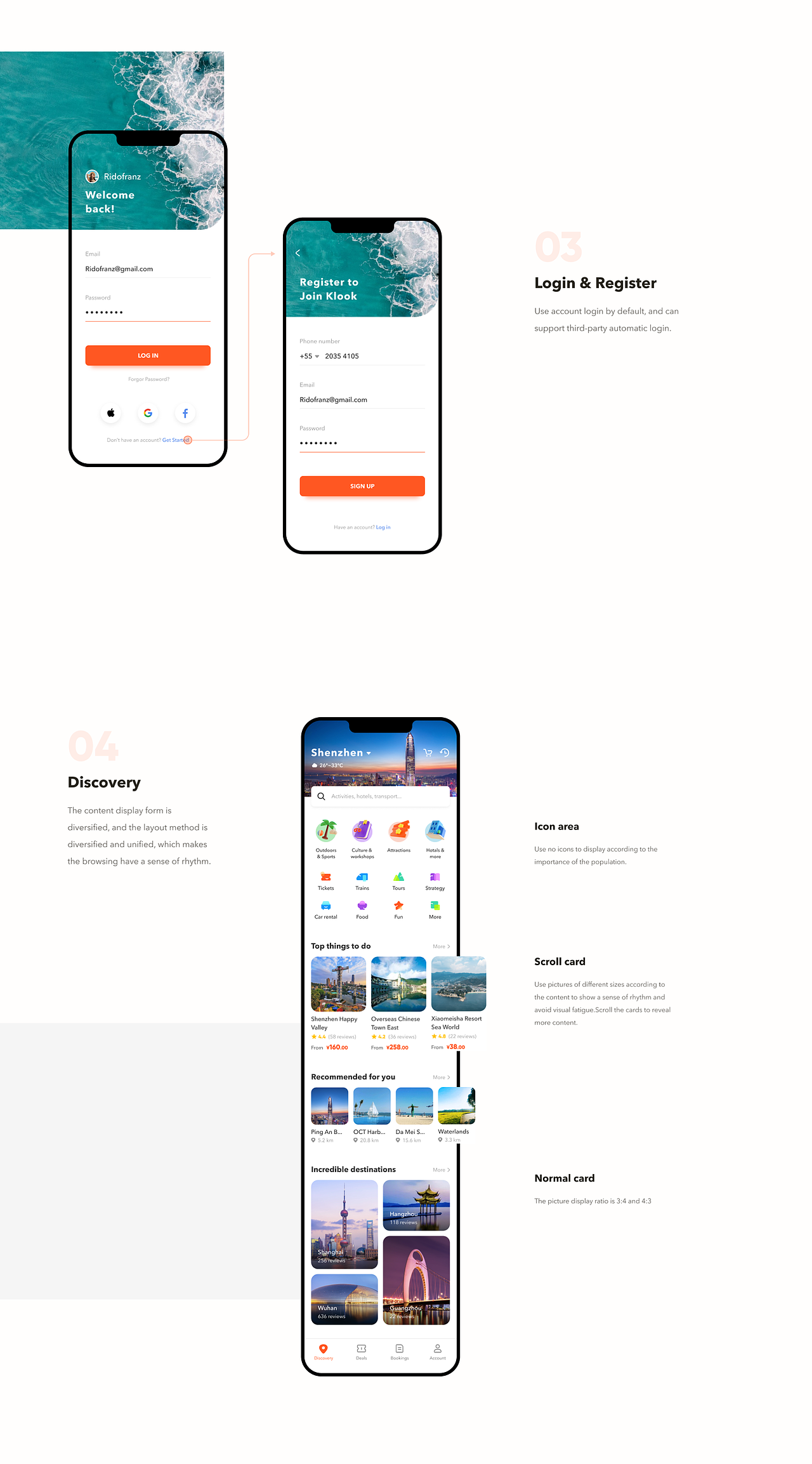 Klook Travel UI Design（图ZMjY2NjMzNzU2） - APP界面 - 站酷设计师AnswerLau原创素材 - 站酷ZCOOL