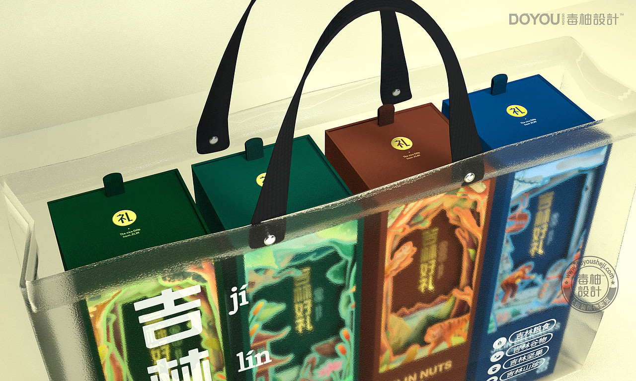 吉林好礼×毒柚设计/物华天宝，美丽吉林，东北文创设计（图ZMjQ4NDU2NDY0） - 包装 - 站酷设计师毒柚包装设计原创素材 - 站酷ZCOOL