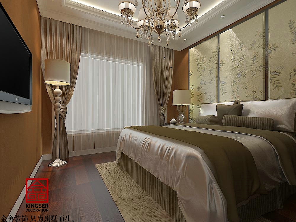 【国仕山】-188㎡四室两厅-港式-金舍装饰（图ZNjYyNzA2NzY=） - 家装设计 - 站酷设计师金舍壹壹原创素材 - 站酷ZCOOL