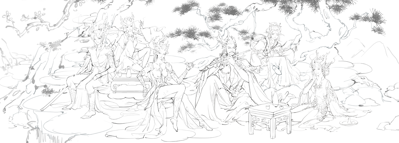 最近的作品（大话龙族）（图ZMTY3NjM0OTk2） - 商业插画 - 站酷设计师千景绘studio原创素材 - 站酷ZCOOL